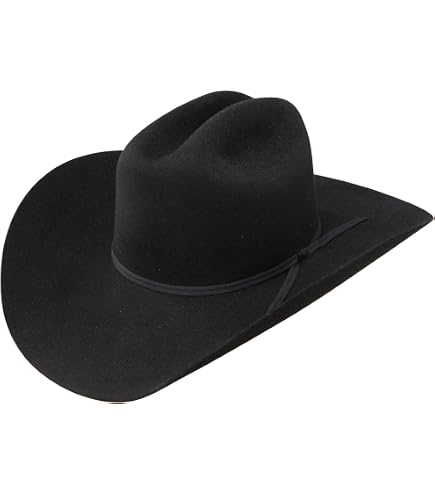 Stetson 3X Oak Ridge Wool Cowboy Hat, Black, 6 3/4 | 3X Quality